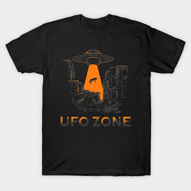 alens ufo zone T-Shirt by mytee